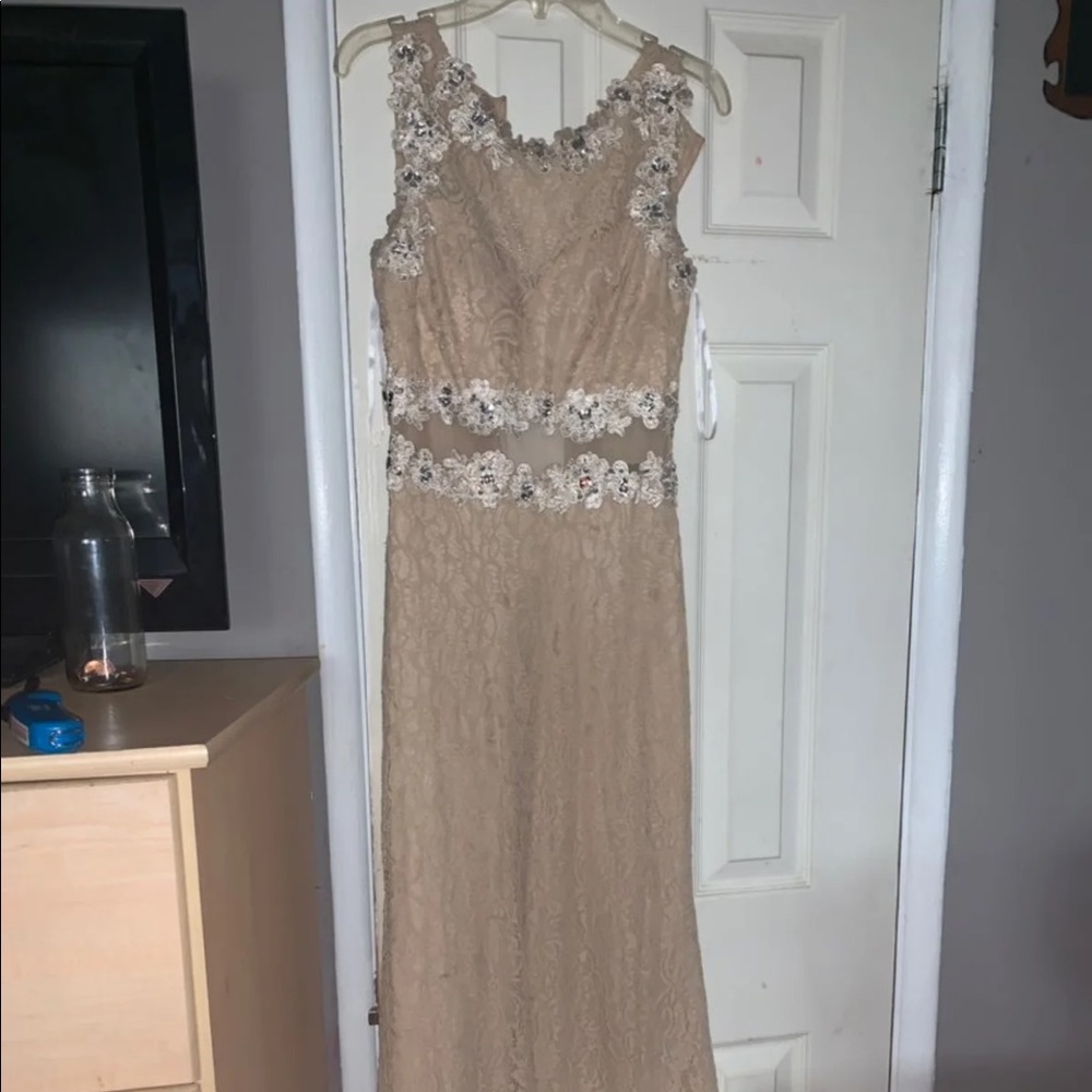 Tan Long Dress